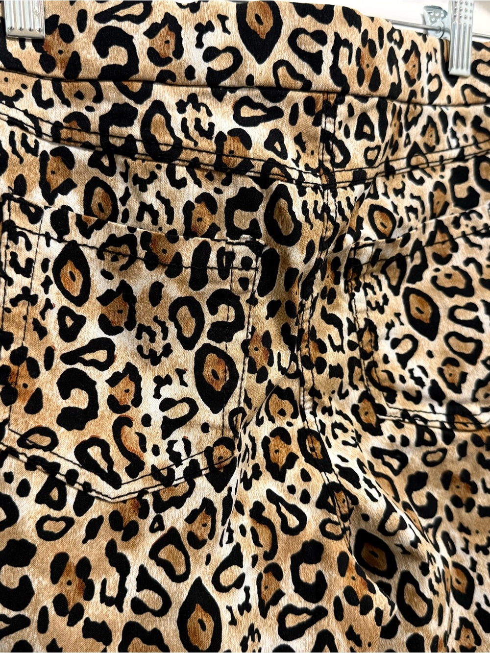 No Boundaries Pull On Leopard Print Animal Jeggings 11-13 Large - Picture 4 of 6